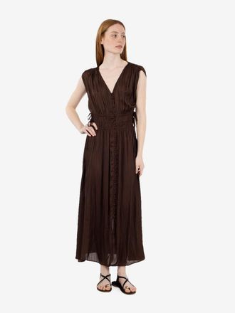 Sessun Prezianni long dress moka