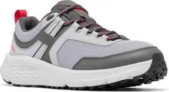 Columbia Konos Low Water Resistant Hiking Shoe in Steam/Mountain Red at Nordstrom, Size 11.5