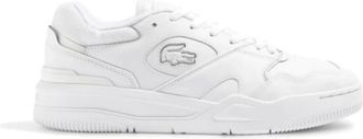 Lacoste Schoenen, Heren, Wit, 44 EU, Leer, Line Shot Low Sneakers