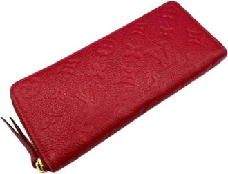 Louis Vuitton Pre-owned Wallets, female, Red, Size: ONE SIZE Pre-owned Canvas Wallet