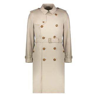 Burberry Trenchcoat - Heren - Trenchcoats - Beige - M - Katoen - Jassen
