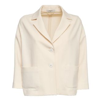 Circolo 1901 Blazers, female, Beige, Size: 2XS Giacca Monopetto