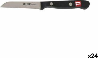 Quttin Coltello Spelucchino Quttin Sybarite Nero Argentato 8 cm (24 Unit&agrave;)