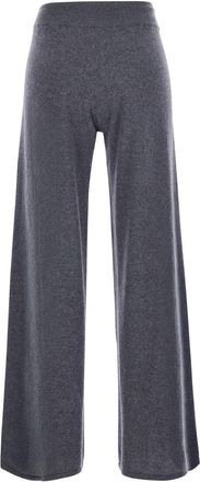 Lisa Yang Womens Trousers Sofi Grey Cashmere Knitted