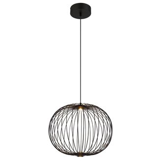 Globo Lighting L&aacute;mpara Colgante - Galway - Negro - Metal - &Oslash; 50cm - Led