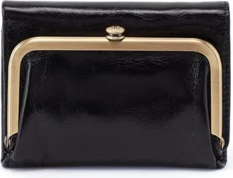 Hobo Robin Frame Wallet in Black at Nordstrom