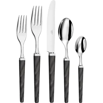 Capdeco Quio - 5 Piece Place Setting in Black at Nordstrom