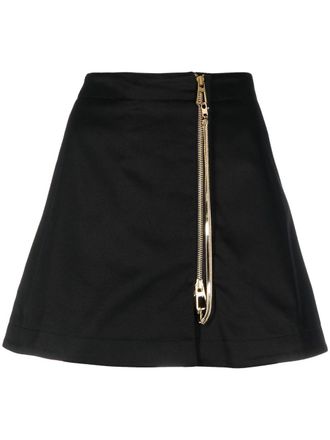 AZ FACTORY Mini-rok met rits - Zwart