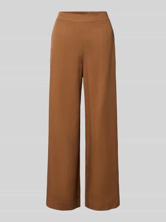 Marc O'Polo Cropped Wide Fit Culotte aus Lyocell-Leinen-Mix in Hazel, Gr&ouml;&szlig;e 34