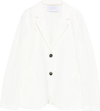 Harris Wharf London Al 2220Ppr 101 Jacket - Dames - Blazers - Wit - XS - Katoen - Jassen