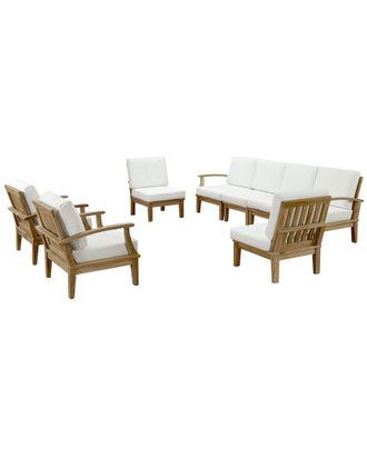 ModWay Discontinued Modway Marina 8-Piece Teak Outdoor Patio Set