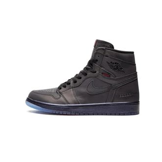 Nike Jordan Fitness, unisex, Zwart, 46 EU, 1 Retro High Zoom Fearless
