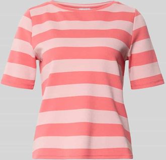 More & More More & More T-Shirt mit Rundhalsausschnitt und 1/2-Arm in Pink, Gr&ouml;&szlig;e 34