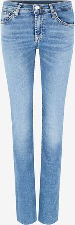 7 For All Mankind Skinny-Fit Jeans aus Baumwolle Roxanne Luxe Vintage Fancy