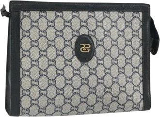 Gucci Pre-owned Clutches, female, Blue, Size: ONE SIZE Pre-owned Plastic Clutch
