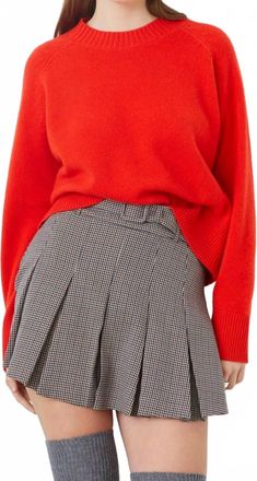 Suncoo Paulvar Wool Sweater In Rouge