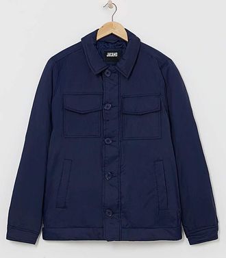 Jacamo Navy Padded Shacket