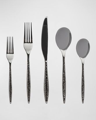 Godinger Avelino Graphite 20-Piece Flatware Set