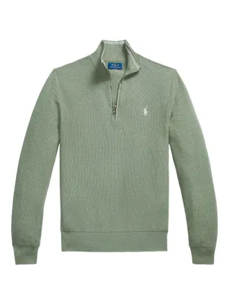 Polo Ralph Lauren long-sleeve half-zip sweater - Green