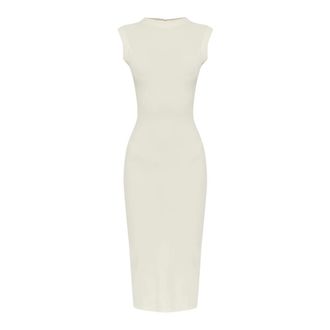 Jacquemus Dames, Jurken, Beige, Maat: XS Viscose