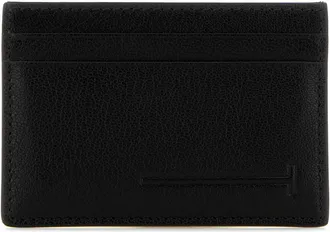 Tom Ford Black Leather Card Holder