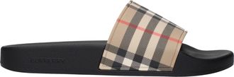 Burberry Damess Sandalen En Klompen Rubber Beige