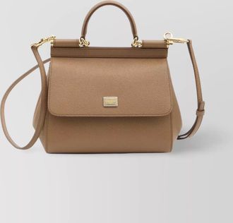 Dolce & Gabbana sicily medium leather tote bag