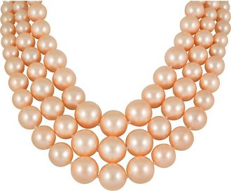 Splendid Pearls Silver 6-12Mm Pearl Necklace