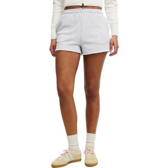 Cotton On Womens Classic Fleece Mini Short in Soft Grey Marle at Nordstrom, Size Xx-Small