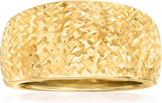 Ross-Simons Italian 14kt Yellow Gold Dome Ring
