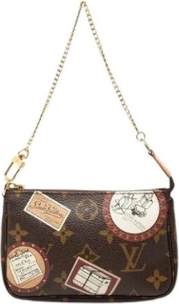 Louis Vuitton Pre-owned Mini Pochette Accessoires - - Pre-owned - Donna - Marrone - ONE SIZE