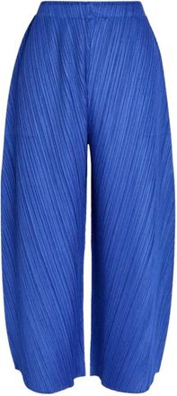 Issey Miyake Coast Trouser - Trousers - Mujer - Azul - L