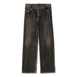 Balenciaga Denim Trompe Loeil Pants Black 751503TOL991000