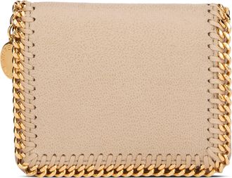 Stella McCartney Womens Wallet Falabella Butter Cream Polyester & Purses
