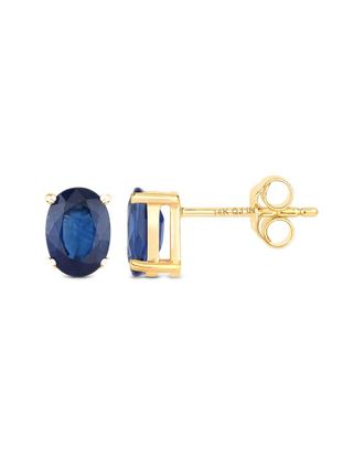 Diana M. Jewels 14K 1.90 Ct. Tw. Blue Sapphire Earrings
