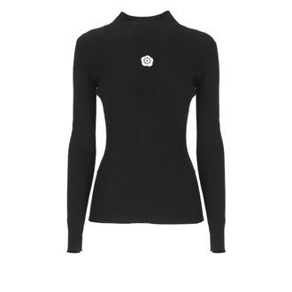 Kenzo Dames, Truien, Zwart, Maat: XS Viscose