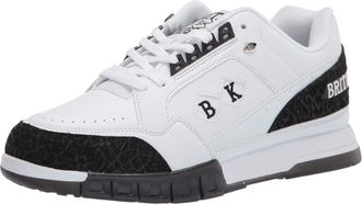 British Knights British Knights Mens Metros Sneaker, White/Black/Black Ice, 10.5 UK