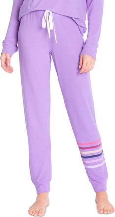 Insomniax Butter Jersey Jogger Pajama Pants In Lilac