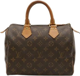 Louis Vuitton Pre-owned Handbags, female, Brown, Size: ONE SIZE Pre-owned Canvas Handbag