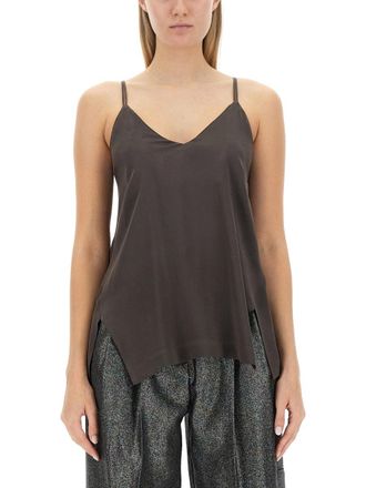 Alysi Silk Top-Donna