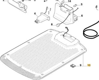 STIGA Sports Original Stiga Tractor Cortac&eacute;sped A1500 Rtk 381119732/0