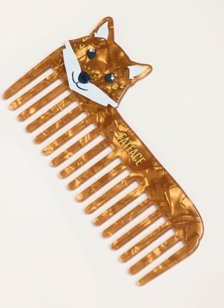 Fat Face FatFace Orange Fox Shaped Resin Comb