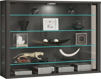 ebuy24 Gabinete De Exhibici&oacute;n De Pared Caja De Exhibici&oacute;n De Vidrio Vitrosa L 60x83x18 - Vcm