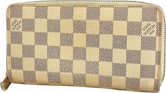 Louis Vuitton White Long Wallet (Bi-Fold) (Pre-Owned)