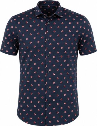Ted Baker Miksho Floral Navy Shirt