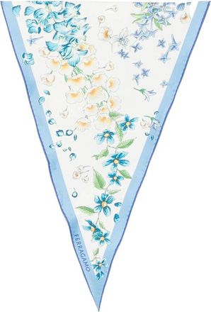 Ferragamo Spring-print Diamond Scarf