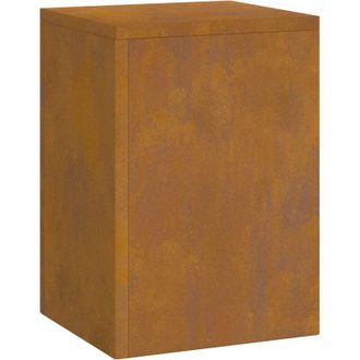 vidaXL Vidaxl - Soportes Para Plantas 3 Pcs Oxidado 24 X 24 X 75 Cm