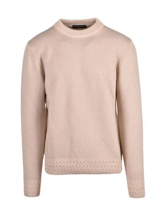 Daniele Fiesoli Crewneck Sweater In Extrafine Virgin Merino Wool