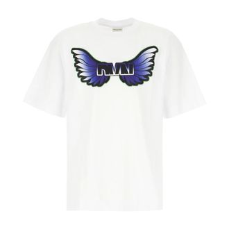 Dries Van Noten Heren, Tops, Wit, Maat: L Katoen