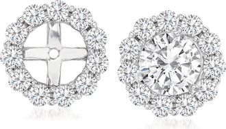 Ross-Simons Diamond Earring Jackets in 14kt White Gold